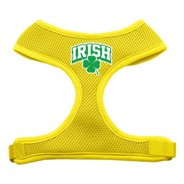 Irish Arch Screen Print Soft Mesh Harness Yellow Small