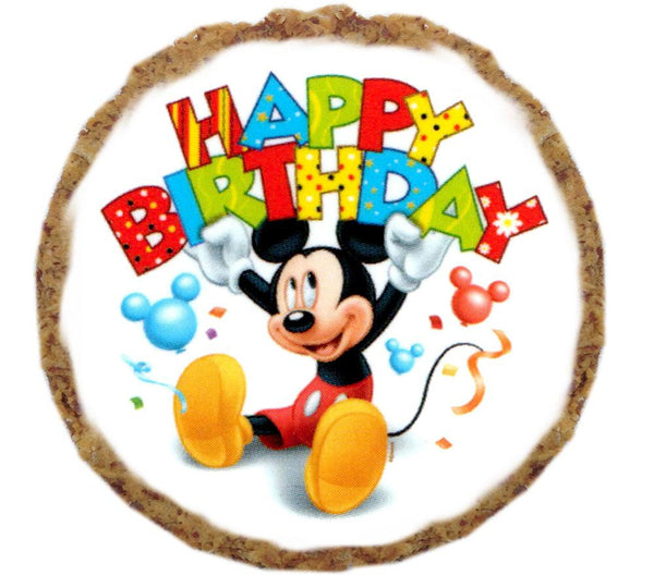 Mickey Mouse Happy Birthday Dog Treats - 6 Pack