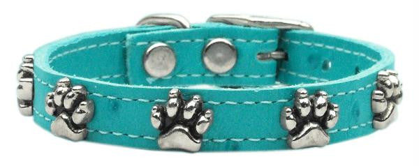 Faux Ostrich Paw Leather Turquoise 20