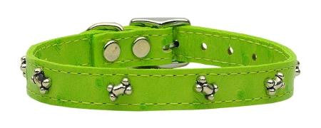 Faux Ostrich Bone Lime Green 16