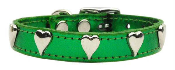 Metallic Heart Leather Emerald Green MTL 14