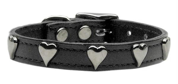 Heart Leather Black 18