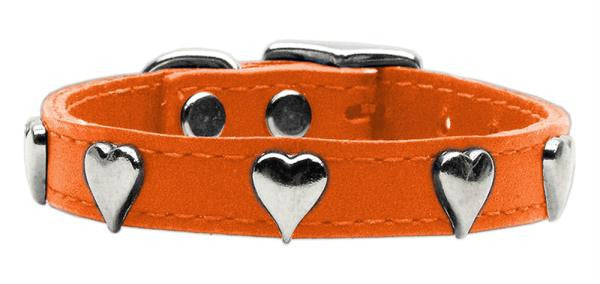 Heart Leather Orange 24