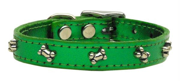 Metallic Bone Leather  Emerald Green MTL 14