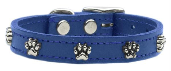 Paw Leather  Blue 16