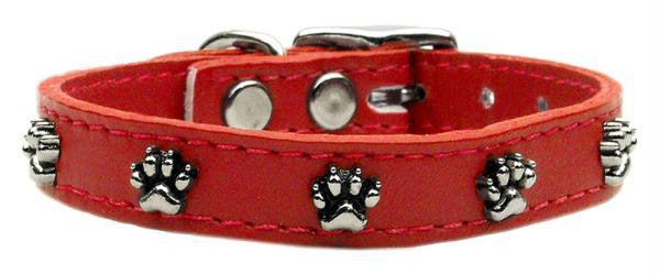 Paw Leather  Red 16