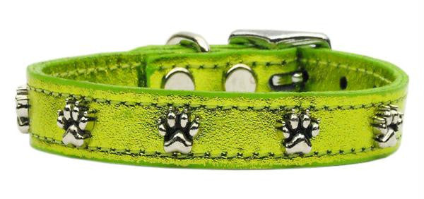 Metallic Paw Leather  Lime Green MTL 14