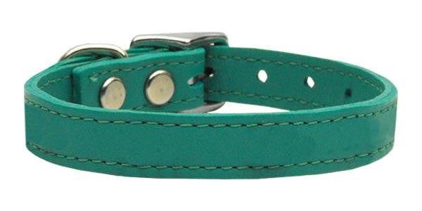 Plain Leather Collars Jade 10