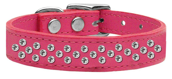 Sprinkles Clear Crystal Leather Pink 18