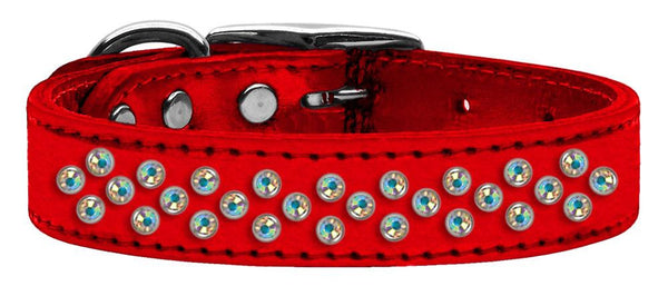 Sprinkles AB Crystal Metallic Leather Red 16