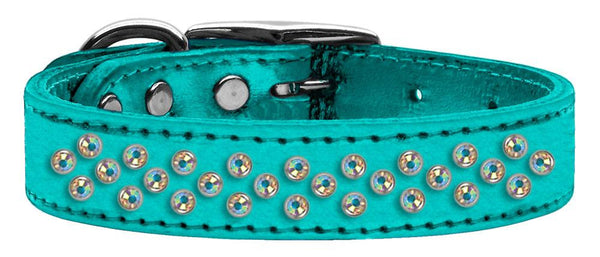 Sprinkles AB Crystal Metallic Leather Turquoise 20